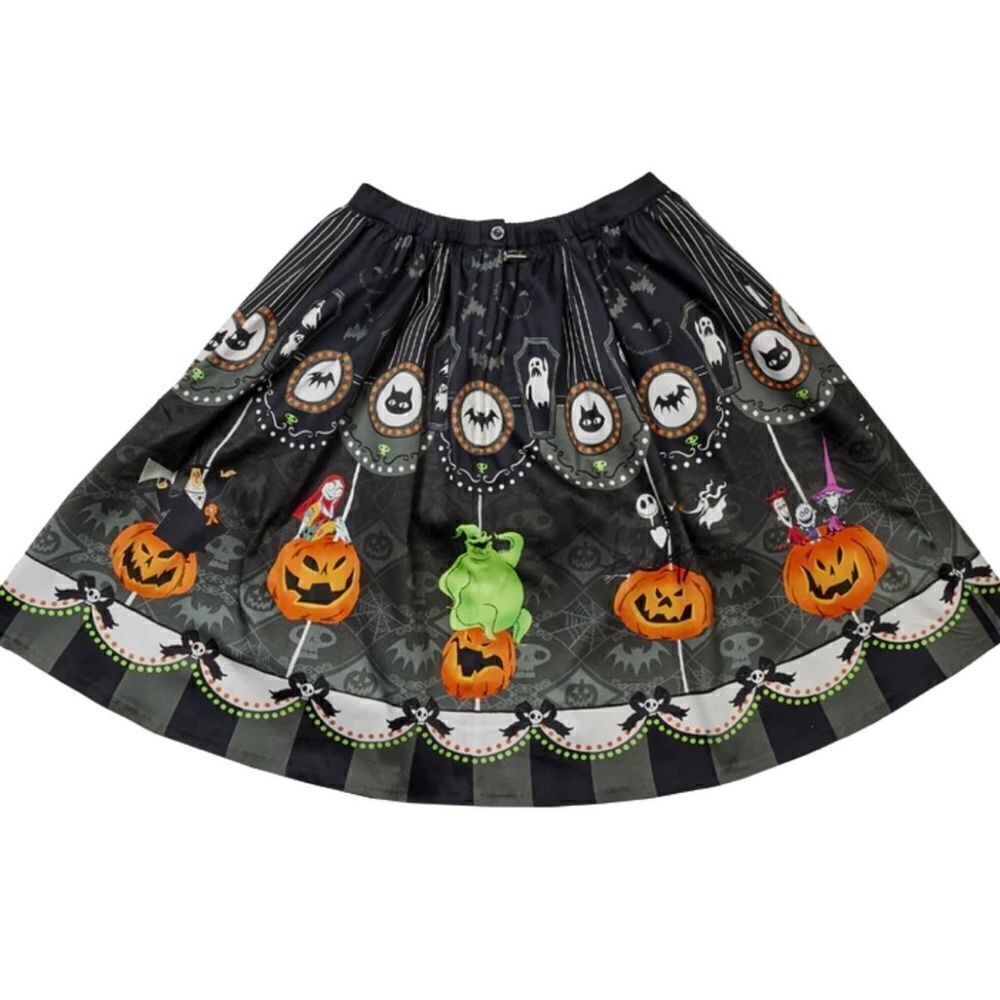 Loungefly StitchShoppe Disney Nightmare Before Christmas Sandy Skirt & Pin NWT